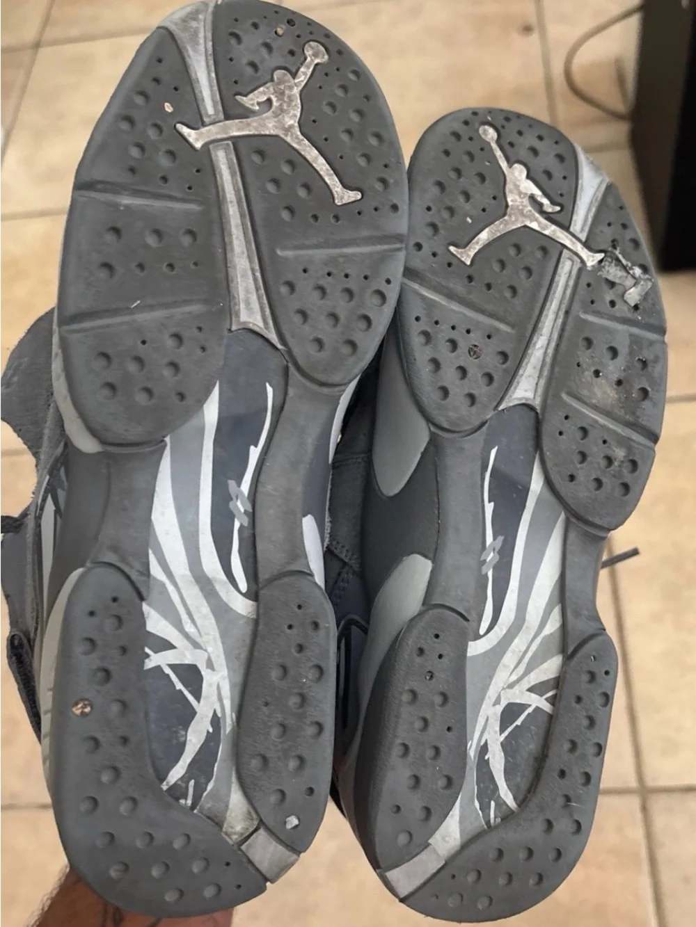 Nike Air Jordan 8 GS (Cool Grey) Size 5y